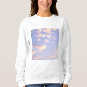 Clouds Sky roze Sunset Paarse Gift Trui