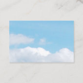 Clouds & Sky Visitekaartje (Achterkant)