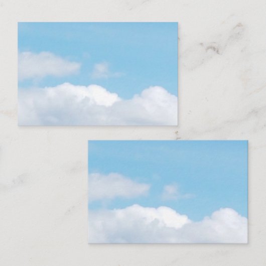 Clouds & Sky Visitekaartje (Voorkant / Achterkant)