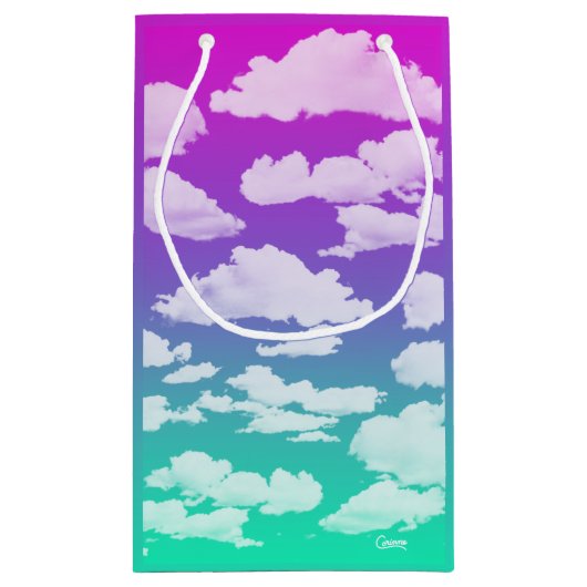 Clouds - Small Gift Bag Klein Cadeauzakje (Achterkant)