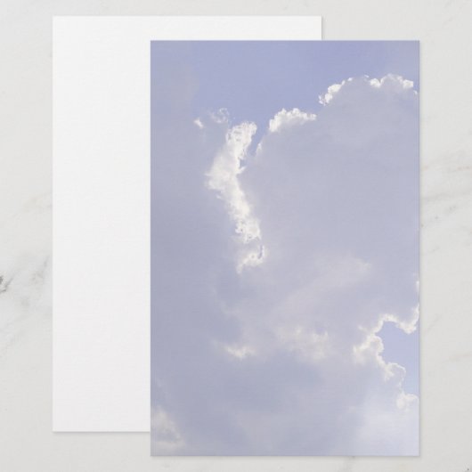 Clouds Stationery Briefpapier (Voorkant / Achterkant)