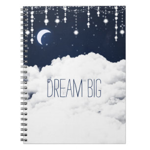 Clouds Sterrennacht Sky Dream notebook journal Notitieboek