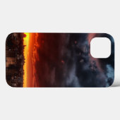 Clouds, Sunset and Red Case-Mate iPhone Case (Achterkant (horizontaal))