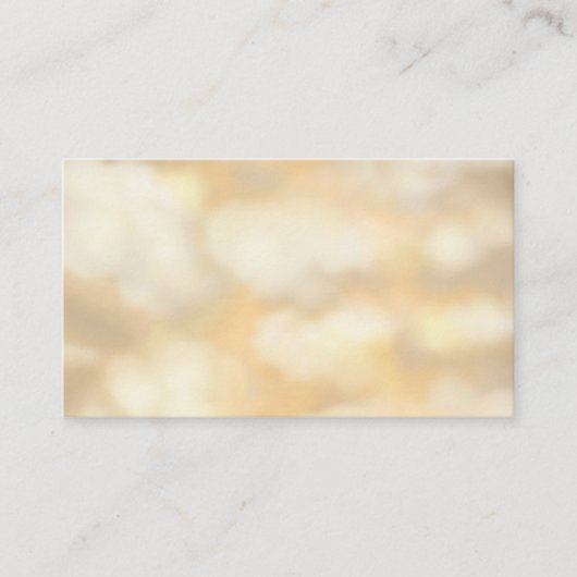 Clouds Sunset Sky Lightworker Business Cards Visitekaartje (Voorkant)