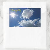 Clouds Sunstar zonnebrand rust Sticker (Tas)