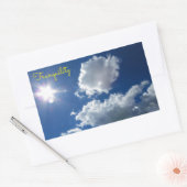 Clouds Sunstar zonnebrand rust Sticker (Envelop)
