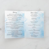 Clouds Uitvaart overlijdensvolgorde Programma (Binnen)