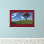 Clouds worden verkocht via canvas print (Insitu (Houten vloer))