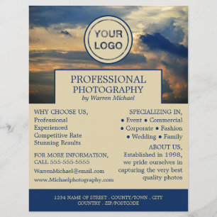 Cloudscape, Fotografie, Fotografe hire Flyer