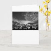 Cloudscape / Noir, kaart (Gele Bloem)