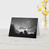 Cloudscape / Noir, kaart (Gele Bloem)
