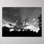 Cloudscape / Noir Poster (Voorkant)
