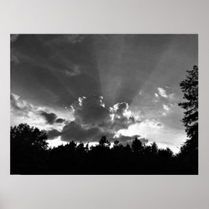 Cloudscape / Noir Poster