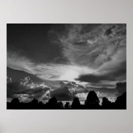 Cloudscape / Noir Poster