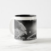 Cloudscape Tweekleurige Koffiemok (Voorkant links)