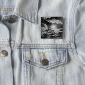 Cloudscape Vierkante Button 5,1 Cm (In situ)