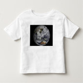 Cloudsimulatie van de volledige Aarde Kinder Shirts (Voorkant)