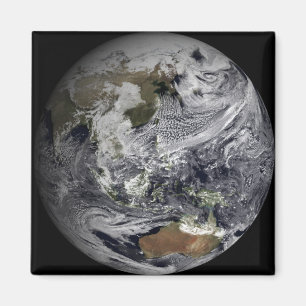Cloudsimulatie van de volledige Aarde Magneet