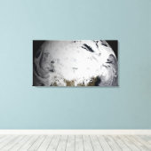 Cloudsimulatie van één dag 2 canvas afdruk (Insitu (Houten vloer))