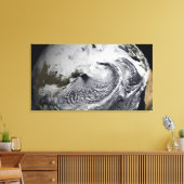 Cloudsimulatie van één dag 2 canvas afdruk (Insitu (Woonkamer))