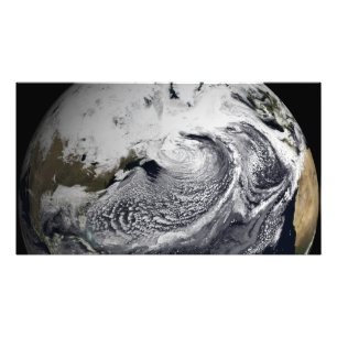 Cloudsimulatie van één dag 2 foto afdruk