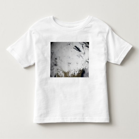 Cloudsimulatie van één dag 2 kinder shirts (Voorkant)