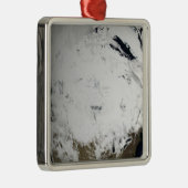 Cloudsimulatie van één dag 2 metalen ornament (Rechts)