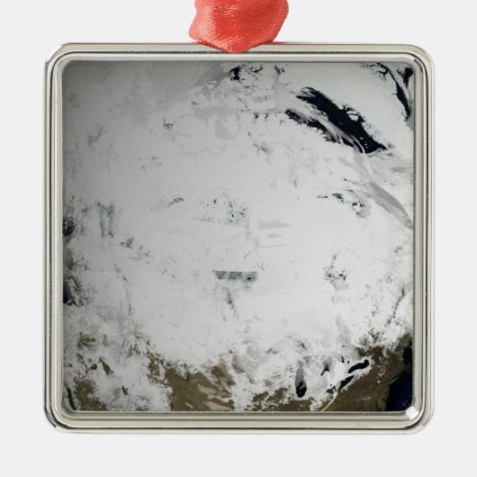 Cloudsimulatie van één dag 2 metalen ornament (Voorkant)