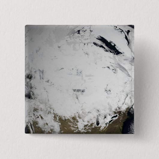 Cloudsimulatie van één dag 2 vierkante button 5,1 cm (Voorkant)