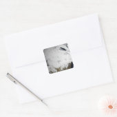 Cloudsimulatie van één dag 2 vierkante sticker (Envelop)