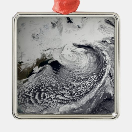 Cloudsimulatie van één dag 3 metalen ornament (Voorkant)