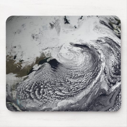 Cloudsimulatie van één dag 3 muismat (Voorkant)