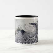 Cloudsimulatie van één dag 3 tweekleurige koffiemok (Center)