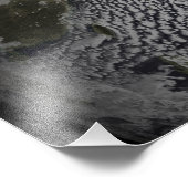 Cloudsimulatie van één dag 4 foto afdruk (Hoek)