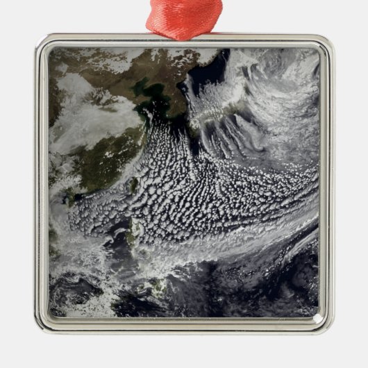 Cloudsimulatie van één dag 4 metalen ornament (Voorkant)