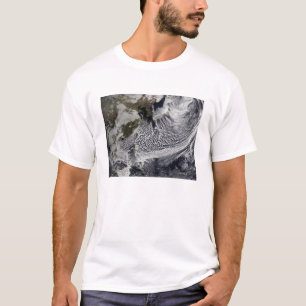 Cloudsimulatie van één dag 4 t-shirt