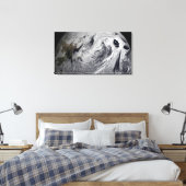 Cloudsimulatie van één dag canvas afdruk (Insitu (Slaapkamer))