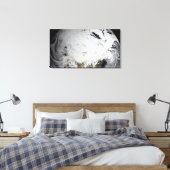 Cloudsimulatie van één dag canvas afdruk (Insitu (Slaapkamer))