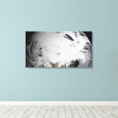 Cloudsimulatie van één dag canvas afdruk (Insitu (Houten vloer))