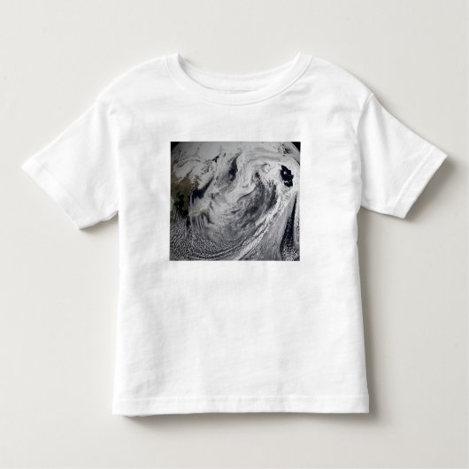 Cloudsimulatie van één dag kinder shirts (Voorkant)