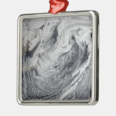 Cloudsimulatie van één dag metalen ornament (Links)