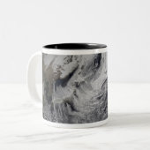 Cloudsimulatie van één dag tweekleurige koffiemok (Voorkant links)