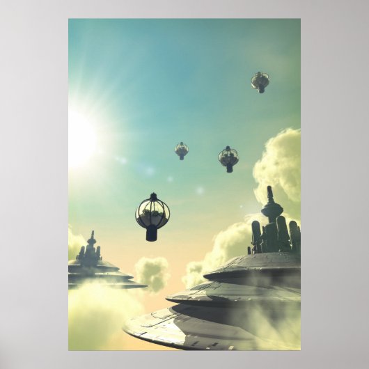 Cloudstad Poster (Voorkant)