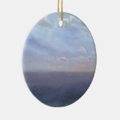 Cloudstudie met Zee en lucht - Albert Bierstadt Keramisch Ornament (Rechts)
