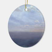 Cloudstudie met Zee en lucht - Albert Bierstadt Keramisch Ornament (Links)