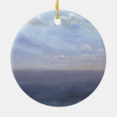 Cloudstudie met Zee en lucht - Albert Bierstadt Keramisch Ornament (Achterkant)