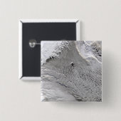 Cloudvorken op Jan Mayen Island Vierkante Button 5,1 Cm (Voorkant /achterkant)