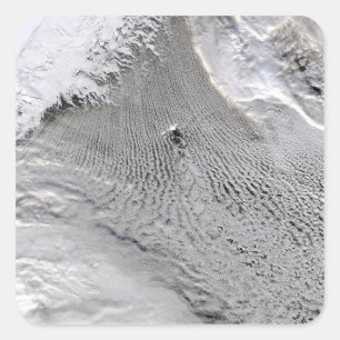Cloudvorken op Jan Mayen Island Vierkante Sticker