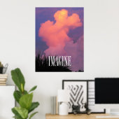 Cloudvormen Poster (Thuiskantoor)
