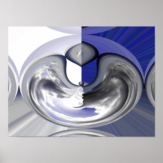 Cloudvormen Poster (Voorkant)